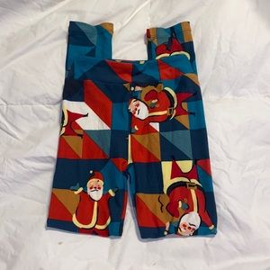 Lularoe Santa Claus leggings size L/XL